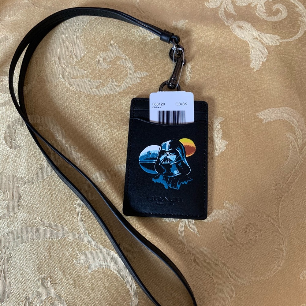 Coach Star Wars Lanyard with Darth Vader BNWT